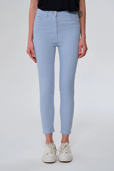 Gusto 5 Pocket Skinny Trousers - Blue