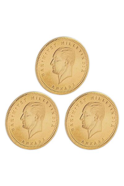 RimaGold 3 Adet Ata Çeyrek Altın Yeni Tarihli Set