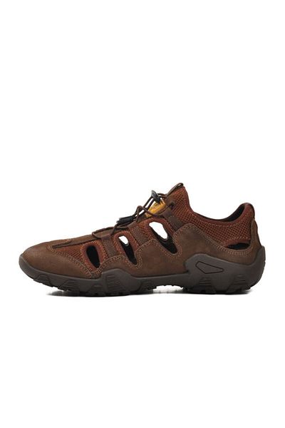 MARCOMEN Ανδρικά παπούτσια casual - Γνήσιο δέρμα Nubuck καφέ
