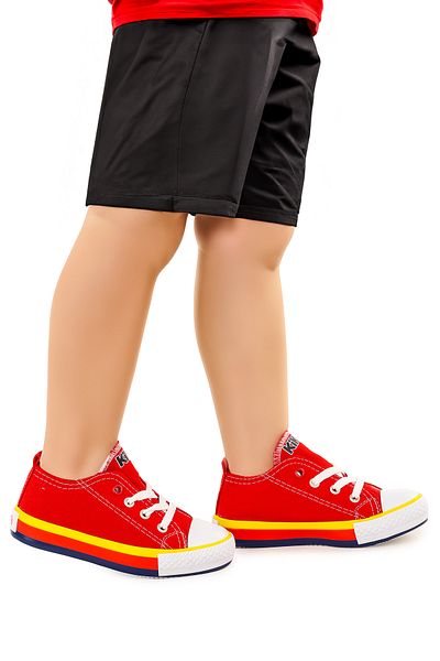 KARAMAZI Boys' Linen Sneakers - Tinna Lace-up