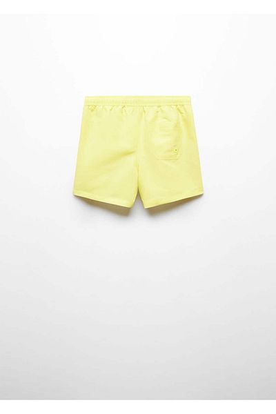 MANGO Kids Costum de baie negru pentru copii