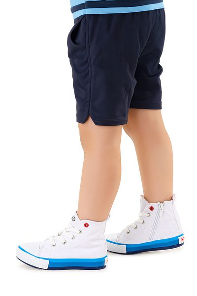 KARAMAZI Boys' Linen Sneakers - Tinna Laced and High Top