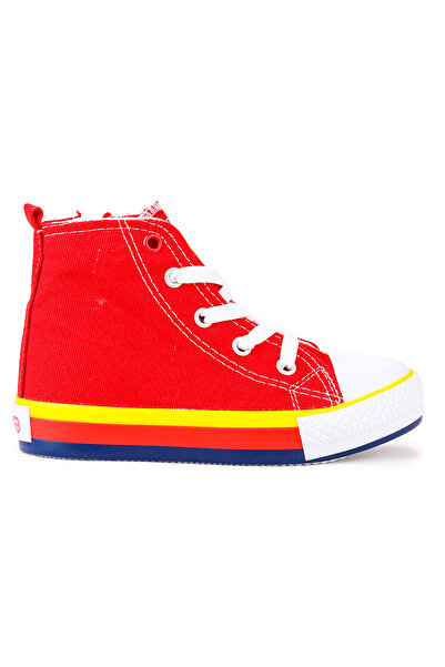 KARAMAZI Tinna Lace-Up Boys' High-Rise Linen Sneakers