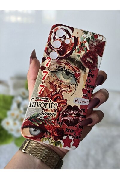 SUPER FRAME Samsung Galaxy A35 Uyumlu Baskılı Şeffaf Telefon Kılıfı