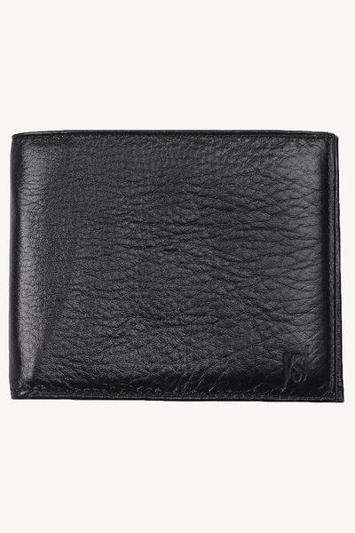 Ysf Men's Black Leather Wallet
