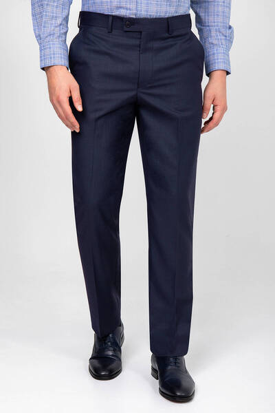 Ysf Erkek Petrol Regular Fit Kumaş Pantolon