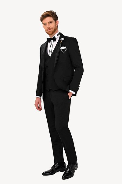 Ysf Men's Black Groom's Discharge Chalet