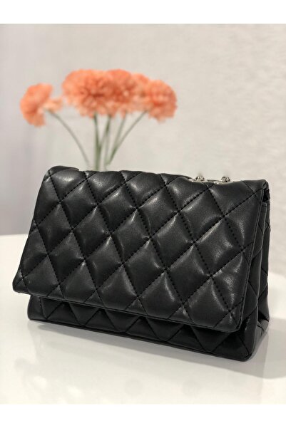 Moda Ebva Kapitone Detay Omuz Çanta-1931 Siyah