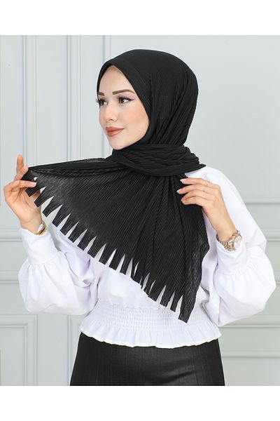 JAWEL ŞAL Black Practical Shawl - 1943 Model
