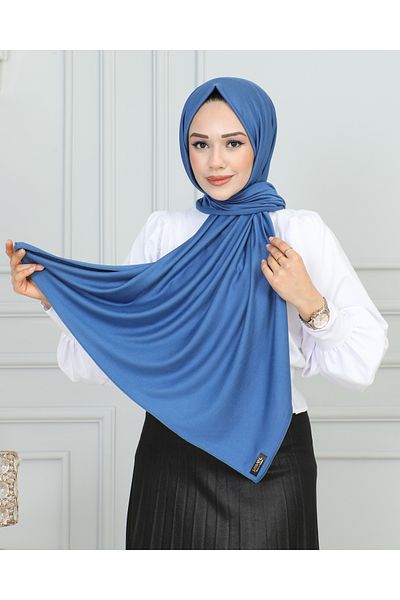 JAWEL ŞAL Indigo Combed Shawl - 1941 Model