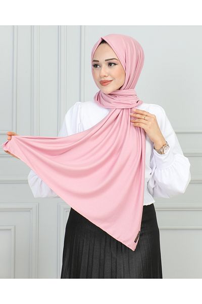 JAWEL ŞAL 1941 Model Combed Cotton Shawl - Powder Color