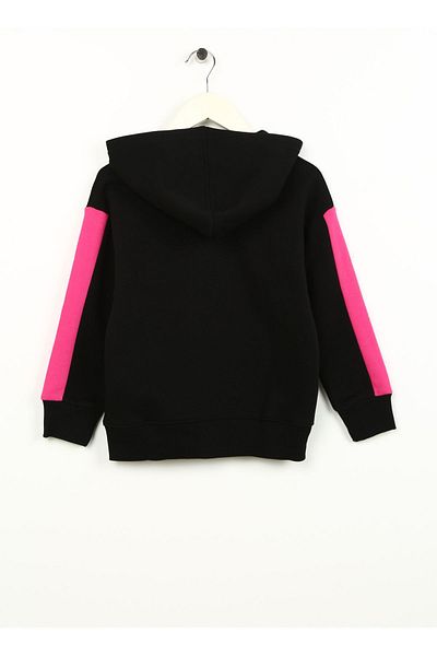 hummel Черен суитшърт за момичета 921735-2001 HMLTAGETES суитшърт с цип