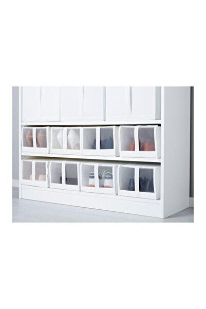 IKEA Skubb 4'lü Ayakkabı Kutusu - BEYAZ