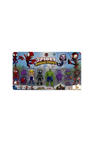 Otantik Home Ma.rvel MCU Seti S.piderman hulk figür 6 lı set