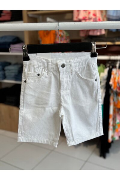 TİJK Boy's Pocket Denim Shorts