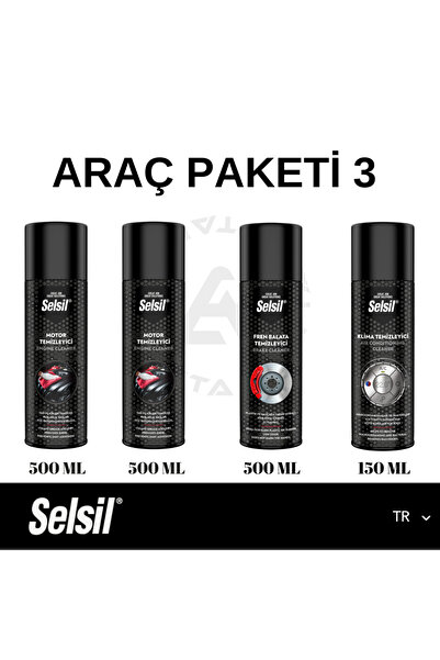 Selsil 2 MOTOR TEMİZLEME+FREN BALATA+KLİMA TEMİZLEME