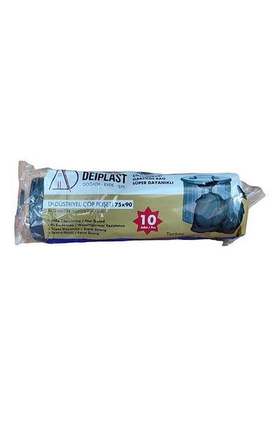 DEİPLAST King Size 10-Piece Garbage Bag - 75X90