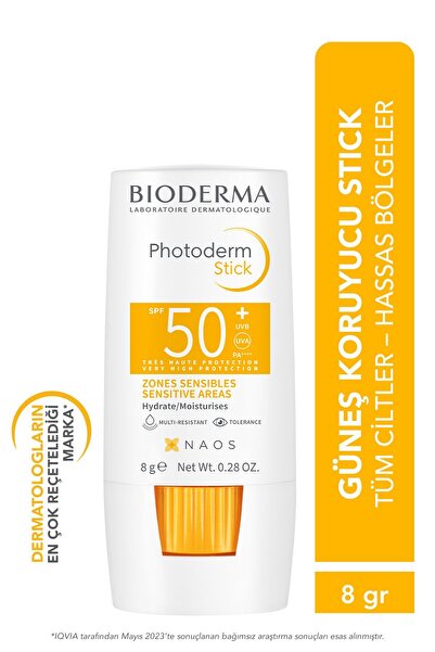 Bioderma STICK SPF50+ SENSITIVE AREAS SKİN BARRİER PROTECTOR HIGH PROTECTION STICK SUNSCREEN 8 GR PSSN3453