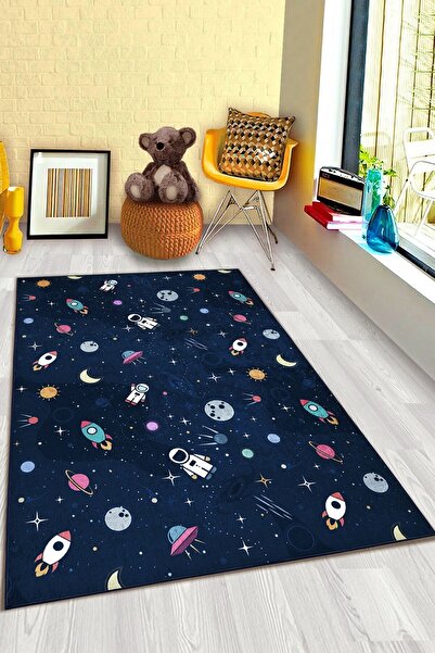 Bebişim Halı Uzaylı Astranot Çocuk Halısı