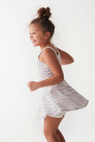 nk kids Set dublu pentru fete - crop top și fustă