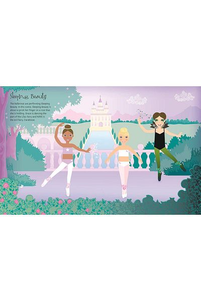 Penguin Books Leonie Pratt Dolly Dressing Ballerinas Sticker