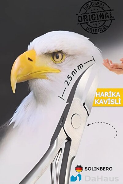 Dahaus Profesyonel Pedikür ve Batık Pens Makası Salon Kuaför Kütikül Temizleyici Pedikür Makası XP22