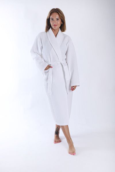 Damlaiso Unisex Waffle Pike - Sauna Hotel Spa Μπουρνούζι Καλοκαιρινό