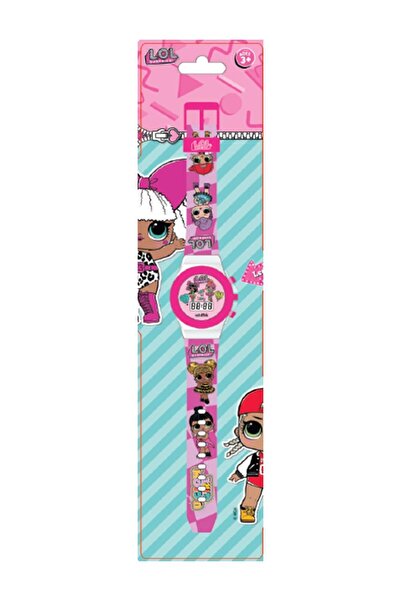 Miniso Miniflak LOL Surprise! Lisanslı LOL7220 Pembe Işıklı Çocuk Saati