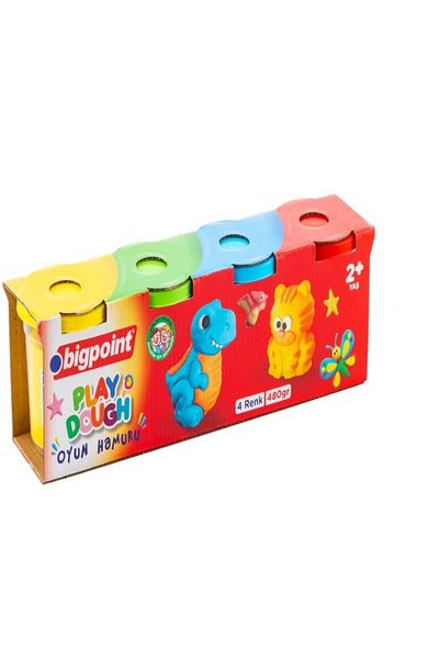 Bigpoint 480 Gram 4-Piece Play Dough Set