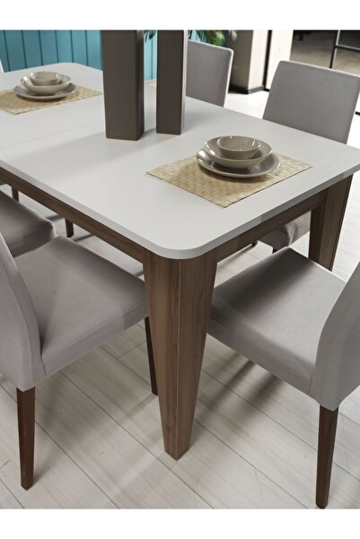 ipek mobilya ZETA AÇILIR YEMEK MASASI (B. GRİ)