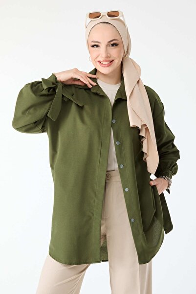 TOFİSA 10811-Khaki Tunic