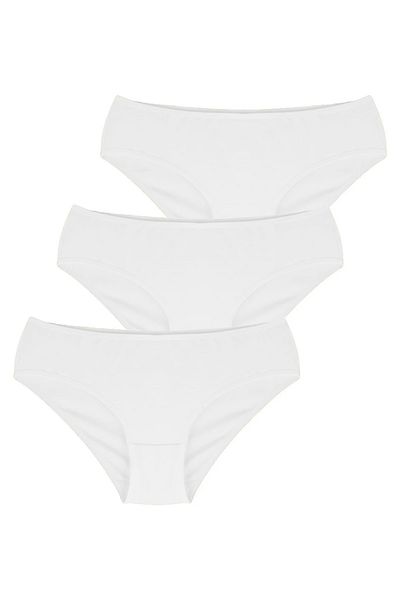 FOREVER MORE 3 Pack Laser Cut Slip Panties Ghost Panties