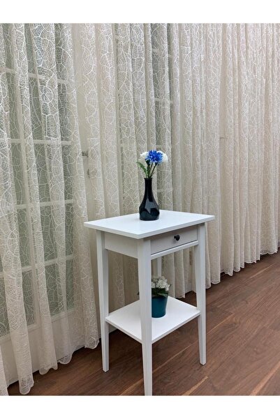 elision home Flush Knitted Patterned Tulle Curtain, 200x250, Normal Pleat, 1/2.5