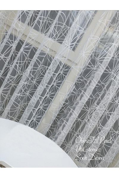 elision home ستارة تول دانتيل بنمط رياضي، 300x250، ثنيات عادية، 1/2.5