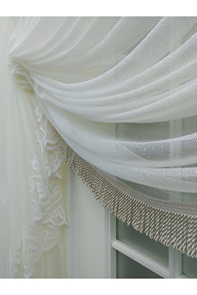 elision home Skirt Patterned Knitted Double Breasted (Including Fringe) 300x260cm, 1/4 Tight Pleat