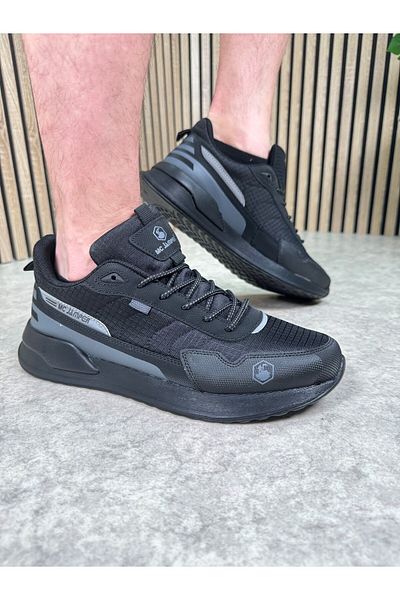 İmerShoes Pantofi negru afumat pentru bărbați - Casual, confortabil, ușor, cu talpă groasă și șireturi 2019