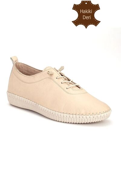 Rodexxo Genuine Leather Rubber Laced Summer Comfortable Soft Foldable Orthopedic Flexible Sole Women's Shoes