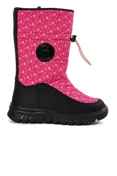 Cool Φούξια Παιδικά Snow Boots με Fleece Εσωτερικά