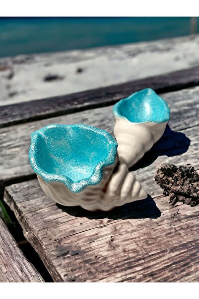 YAMYBEECANDLES طقم منظم صدف مكون من قطعتين