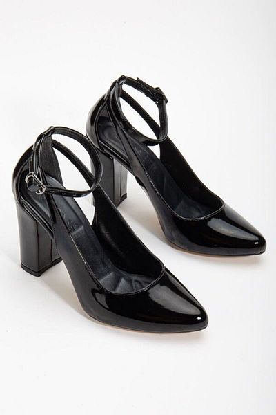 Mc vay Shoes Pantofi de damă cu toc Pabucmarketi din piele neagră