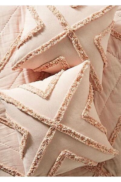 afralya home Чохол для подушки з перфорацією, декоративна подушка 40x40