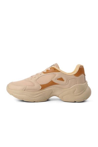 WALKWAY Beige Tan Women's Sneakers