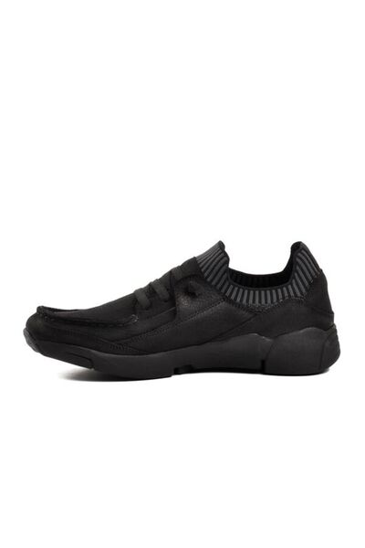 Freefoot Pantofi casual pentru bărbați - Free Foot Black Nubuck, piele naturală