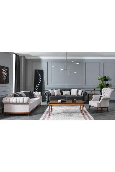 Curra Home Carla Koltuk Takımı Yaşam Odası Yemek Odası Oturma Odası