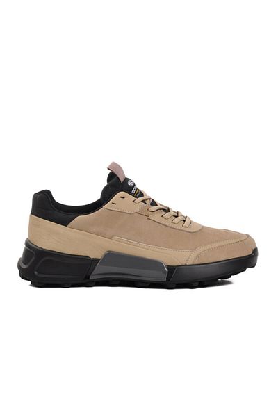 MARCOMEN Ανδρικά παπούτσια casual μπεζ Nubuck από γνήσιο δέρμα