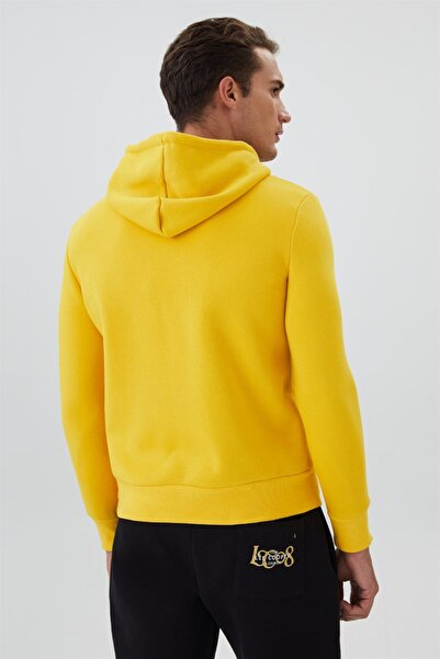 Lee Cooper Ανδρικό φούτερ Garen με κουκούλα Κόκκινο