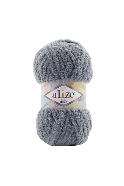 Alize Πλεκτό νήμα Softy Mega 119 Grey