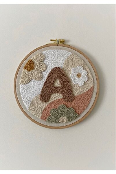 afralya home Bebek/çocuk Odası Isimli Kapı Süsü/punch Nakış Duvar Panosu/bebe...