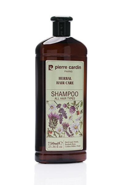 Pierre Cardin Herbal Shampoo For All Hair Types 750 ml Bitkisel Şampuan (TÜM SAÇ TİPLERİ)