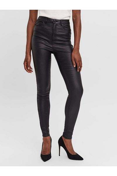 Vero Moda 5-Pocket-Hose Vmsandra Sehr Hohe Taille Hose